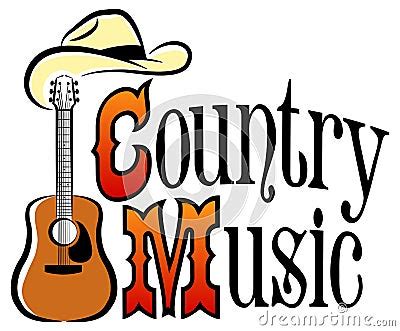 Country Western Music/eps Royalty Free Stock Image - Image: 23986846