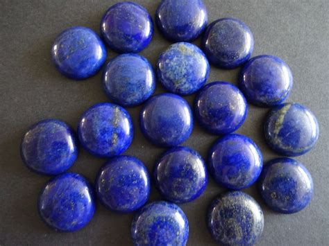 20mm Natural Lapis Lazuli Gemstone Cabochon Dyed Round - Etsy