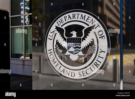 US Department of Homeland Security headquarters seal - Washington, DC ...