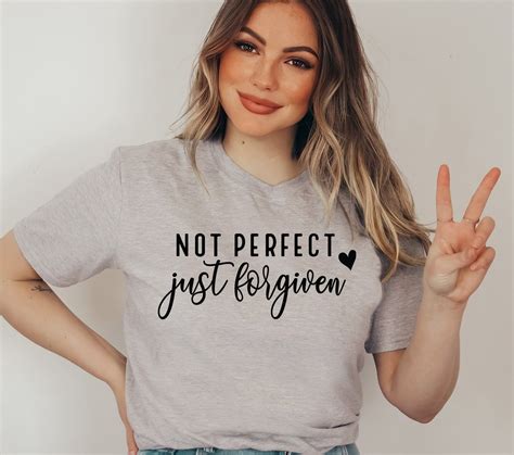 Not Perfect Just Forgiven SVG Christian Svgself Love - Etsy in 2023 | Motivational svg, Bible ...
