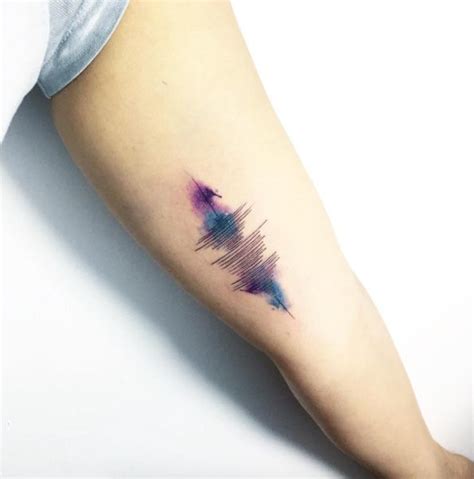 Sound Wave Tattoo by Fatih Odabas | Sound wave tattoo, Cool small ...