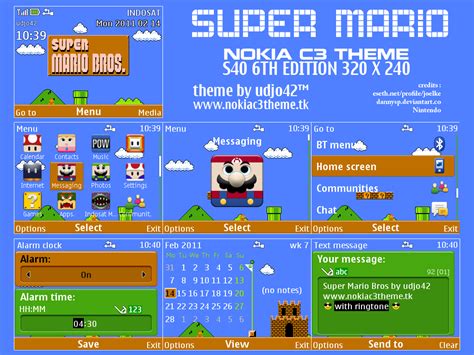 Super Mario | Nokia C3 Theme