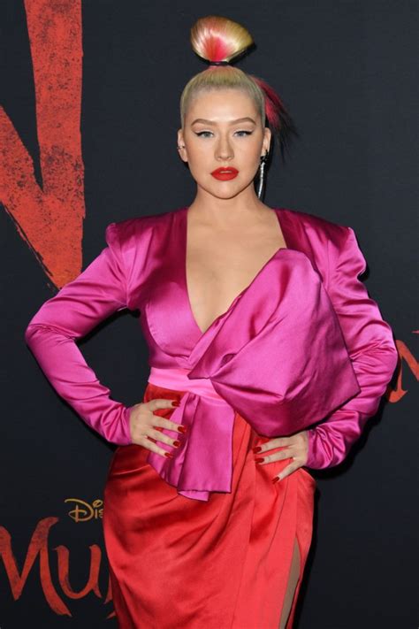 Christina Aguilera Mulan Premiere - Satiny.org