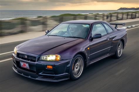 US-legal R34 Nissan Skyline GT-R in Midnight Purple up for sale