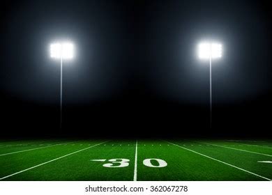 Football Field Night Stadium Lights Stock Photo 362067245 | Shutterstock