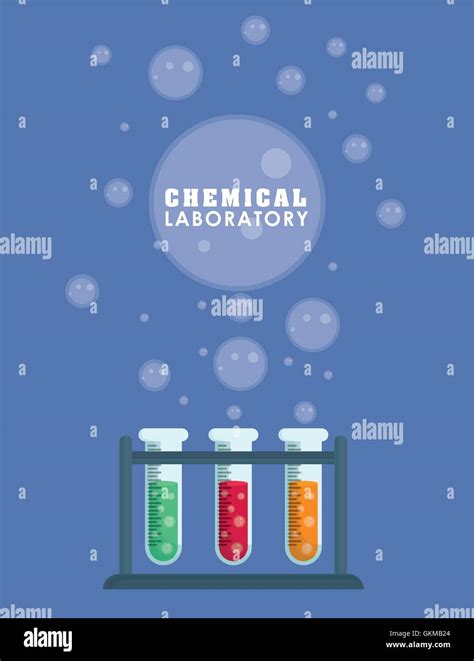 Graphic design of Chemical Laboratory , vector illustration Stock ...