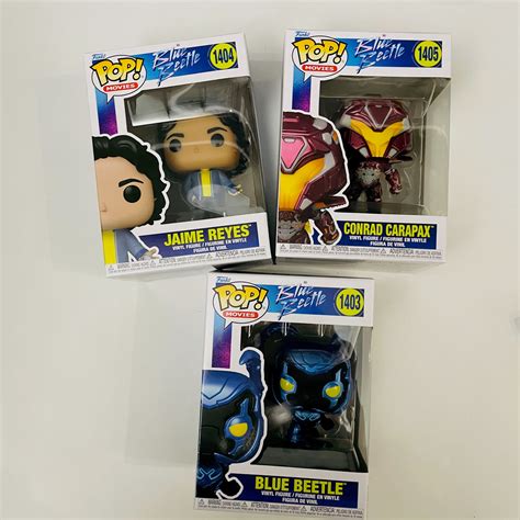 Funko Pop! Movies: Blue Beetle Comeplete set of 3 - Walmart.com