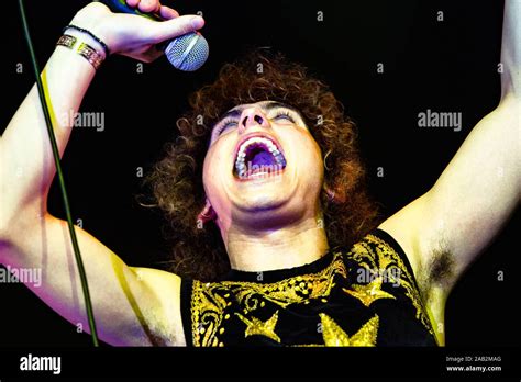 Josh Kiszka of Greta Van Fleet performs live at Alcatraz on November 24 ...