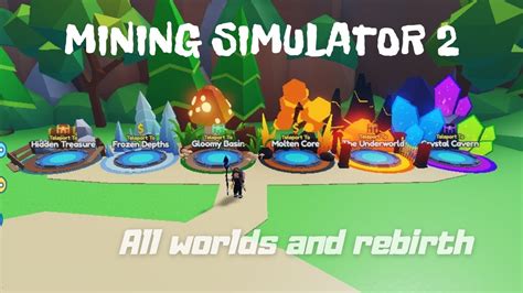 Mining simulator 2 rebirth and all worlds - YouTube