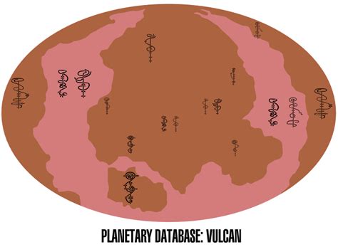 Map of Vulcan Planet - WIP by AJHalliwell on DeviantArt