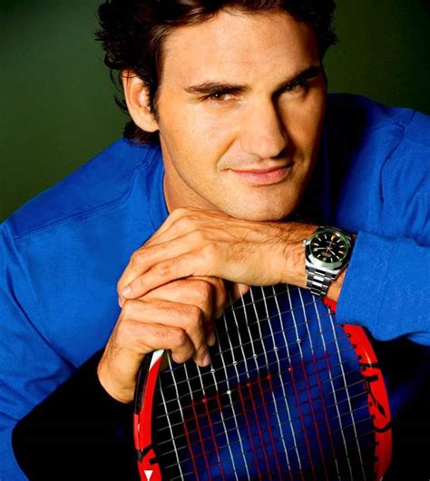 Celebrity Corner: 7 Time Wimbledon Champion Roger Federer wearing Rolex Milgauss - Hautetime