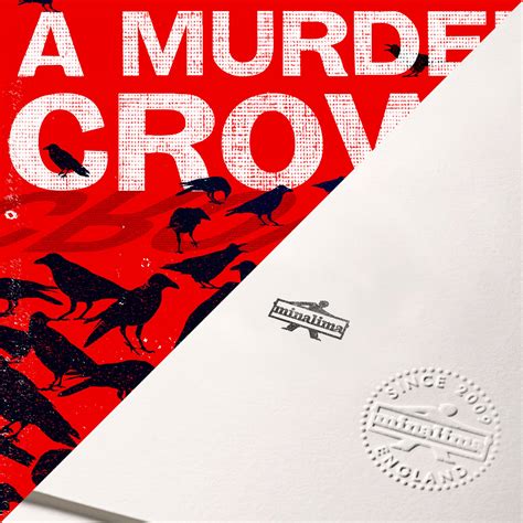 A Murder of Crows Print - MinaLima