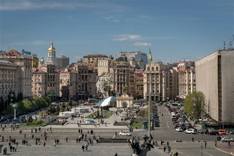 Photo Of Independence Square In Kiev, Ukraine