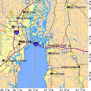 Spanish Fort, Alabama (AL) ~ population data, races, housing & economy