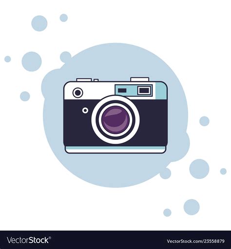 Vintage camera cartoon Royalty Free Vector Image