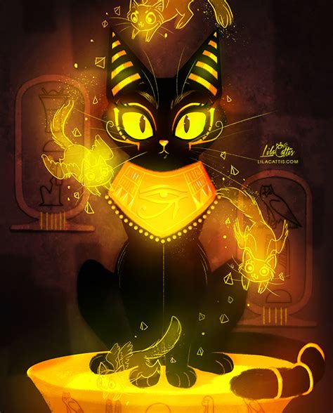 Bastet - the Goddess of Cats by LilaCattis on DeviantArt