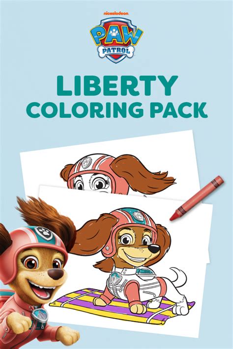 PAW Patrol Liberty Coloring Pack | Nickelodeon Parents