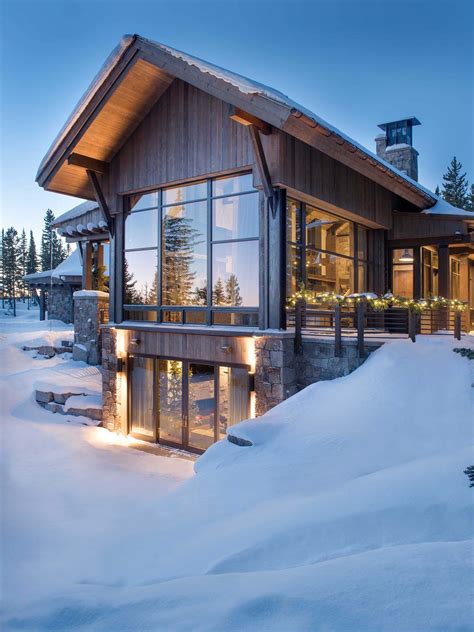 Breathtaking mountain modern home deep in the Montana forest | Modern ...