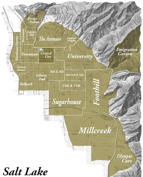 Salt Lake City Neighborhoods.[[MORE]] The Avenues... - Maps on the Web