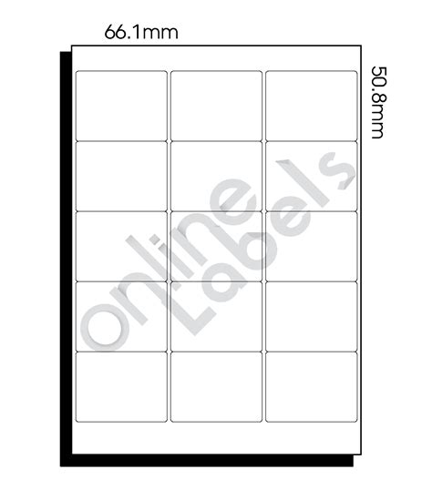 90mm x 55mm - 10 Labels per Sheet - Online Labels