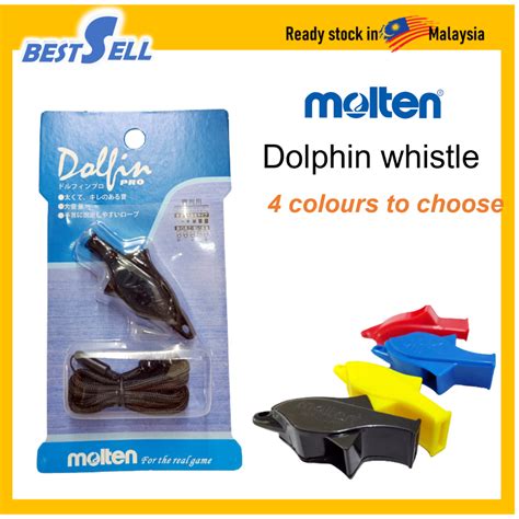 Molten Dolphin Whistle Sports Referee whistles Plastic Loud Outdoor | Shopee Malaysia