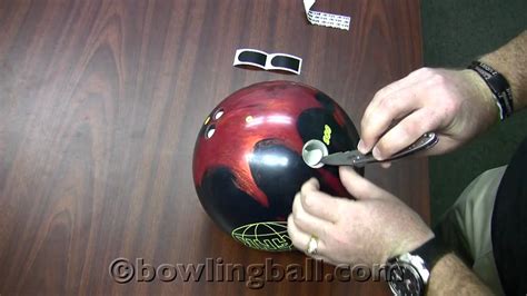 How To Insert Thumb/Finger Tape in Your Bowling Ball - BowlVersity Video by bowlingball.com ...