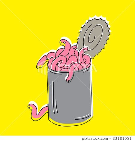 Can of worms. Proverb, metaphoric idiom.... - 스톡일러스트 [83181051] - PIXTA