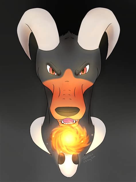 Houndoom by Jetrelie on DeviantArt