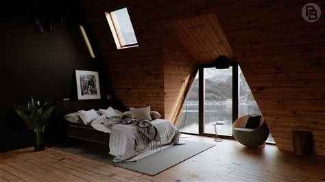 Realistic bedroom in a wintery landscape - Finished Projects - Blender ...