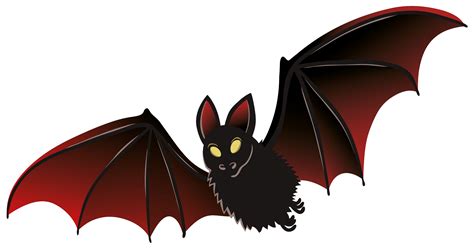 Black Red Bat transparent PNG - StickPNG