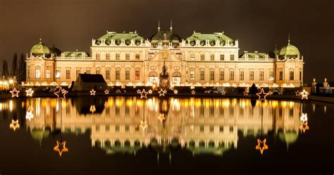 Vienna, Austria - Belvedere Museum. I took this photo during Christmas ...