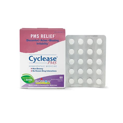 Boiron Cyclease PMS 60 Tablets, Homeopathic Medicine for PMS Relief - Walmart.com - Walmart.com