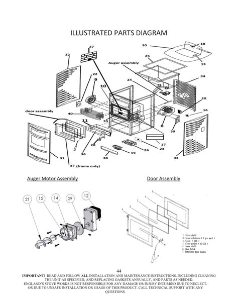 Englander Pellet Stove Parts Diagram | Reviewmotors.co