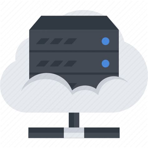 Cloud, cloud server, files, server icon