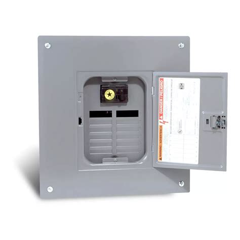 Square D 60 Amp Main Breaker Only Plug-on Neutral Loadcentre with 12 Spaces, 24 Circuits M ...