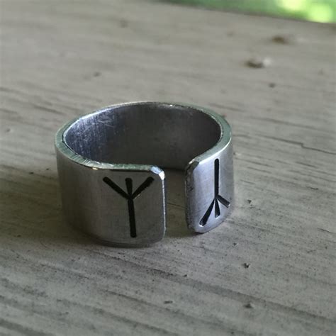 Norse Rune Ring Viking Jewelry Silver Rune Ring Viking | Etsy