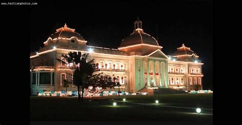 Haiti National Palace, View At Night