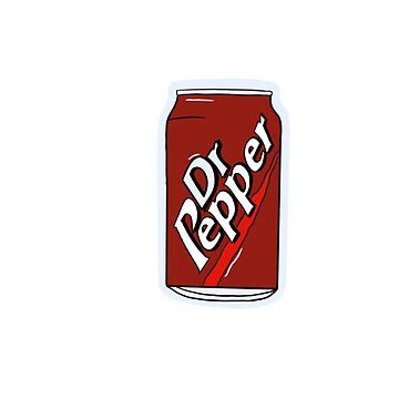 "Bottle of Dr pepper" Sticker by xCloAbs | Redbubble