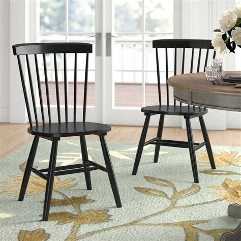 Gracie Oaks Fayann Solid Wood Slat Back Side Chair & Reviews | Wayfair