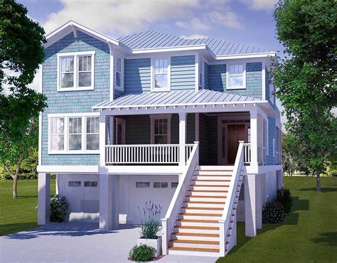 Plan 15009NC: Four Bedroom Beach House Plan | Beach house plan, Coastal house plans, Beach house ...