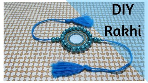 How to Make Rakhi at Home - DIY Rakhi | Rakhi making, Rakhi design, Handmade rakhi designs