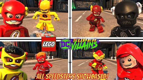 LEGO DC Super Villains All Speedsters Unlocked! Flash, Zoom, Johnny Quick, Wally West, Kid Flash ...