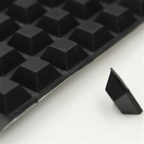 large or small 3M RUBBER FEET Self Adhesive SQUARE RUBBER FEET Clear Black White | eBay