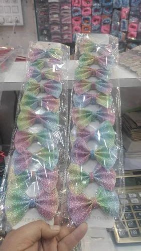 bow Multicolor Hair Clip For Kids, Size: Medium at Rs 270/piece in Jaipur | ID: 2849890618988