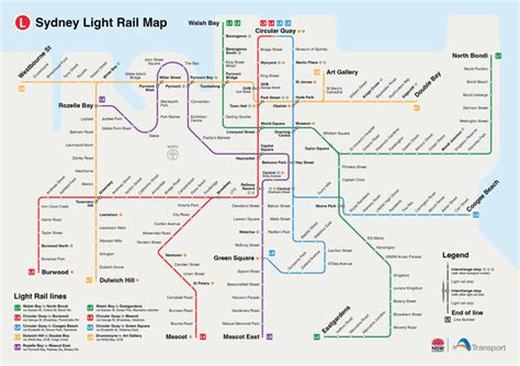 Fantasy Map: Sydney Light Rail. I have made this map of a potential future light rail network ...