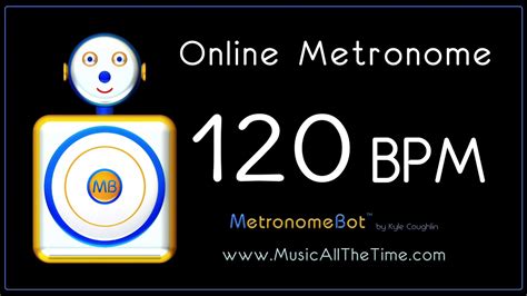 Online Metronome at 120 BPM MetronomeBot - YouTube