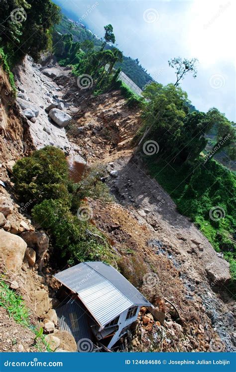 Heavy Rain, and Erosion Caused of the Landslide in Kundasang. Ranau, Sabah. Malaysia, Borneo ...