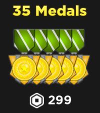 35 MEDALS - [WAR TYCOON - ROBLOX] | ID 221570834 | PlayerAuctions