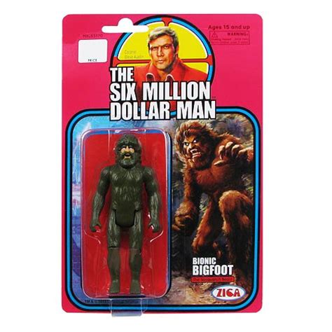 Six Million Dollar Man Bionic Bigfoot Retro Action Figure - Zica Toys - Six Million Dollar Man ...