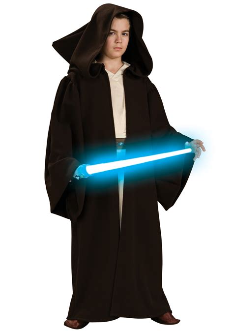 Child Super Deluxe Jedi Robe Robe Halloween Costume, Halloween Costumes For Kids, Jedi Halloween ...